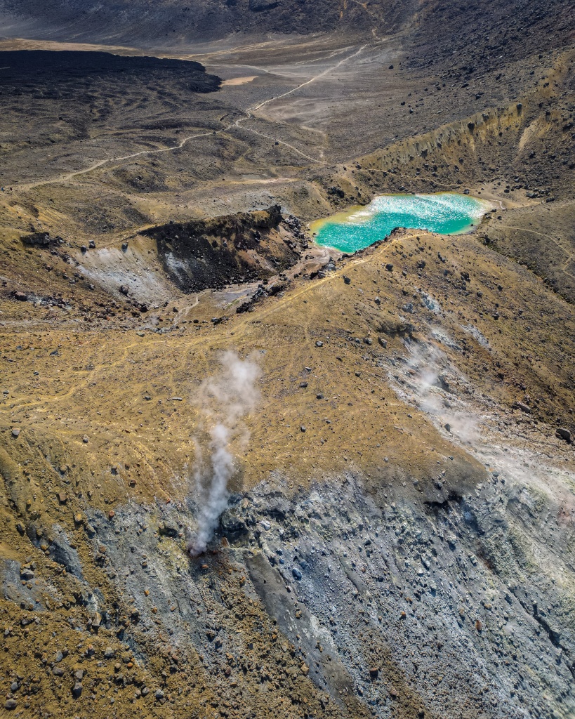 Tangariro crossing : lacs émeraudes