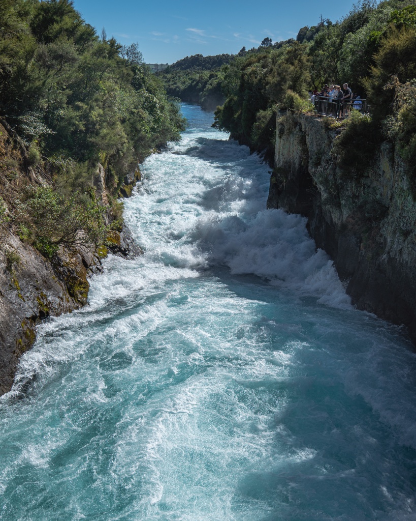Que faire au lac de Taupo : voir les Huka Falls
