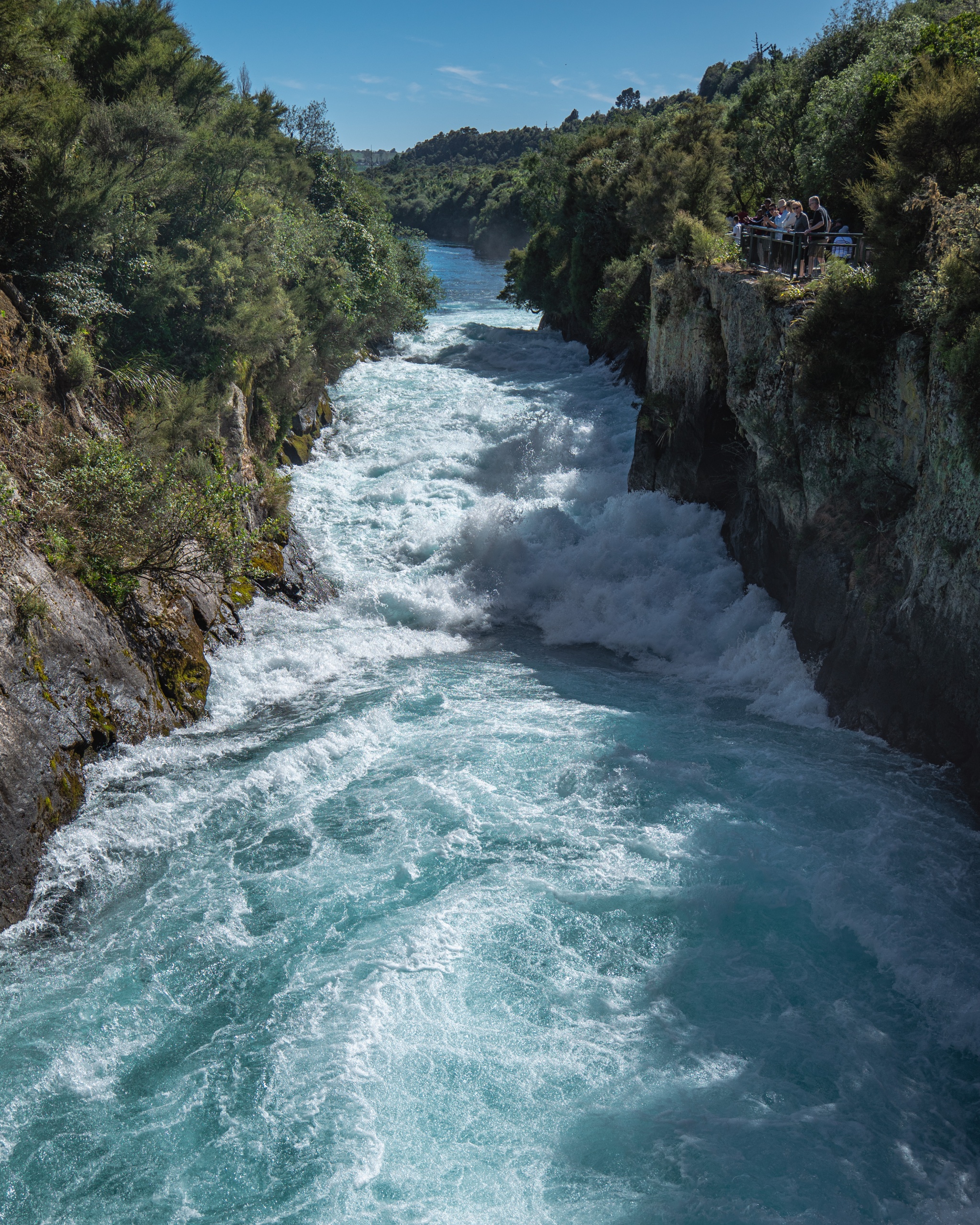 Que faire au lac de Taupo : voir les Huka Falls