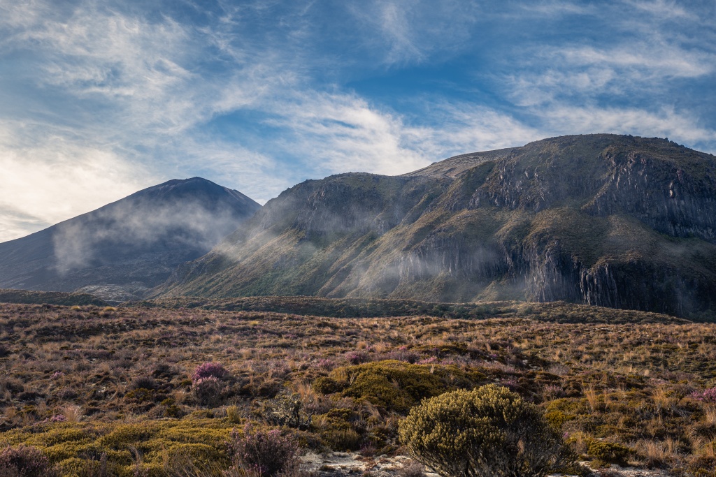 Début de la randonnée du Tongariro Crossing