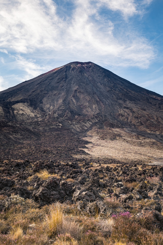 Parc national du Tongariro : volcan Ngauruhoe