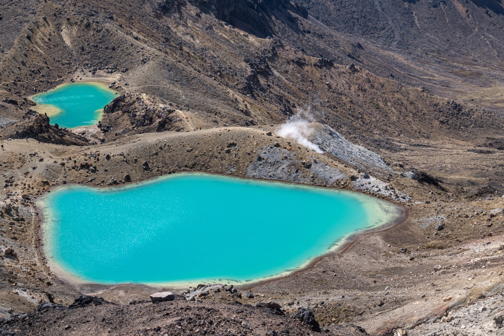 Voir les lacs émeraudes au parc national du Tongariro