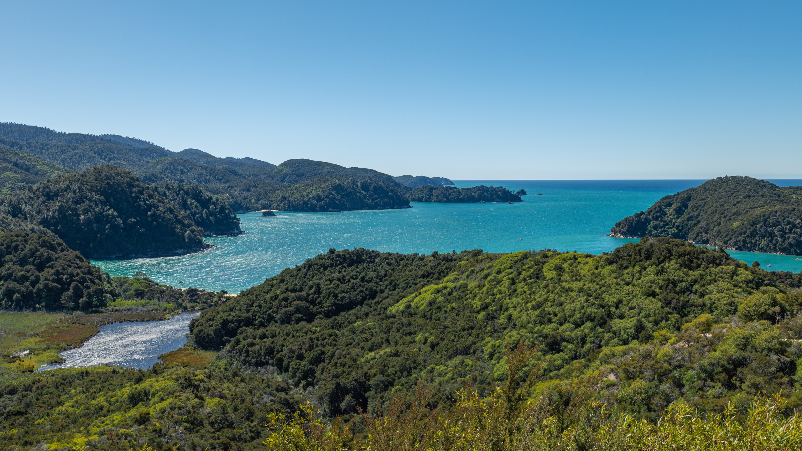 Faire la randonnée Abel Tasman Coast Track pour visiter le parc Abel Tasman sur trois jours