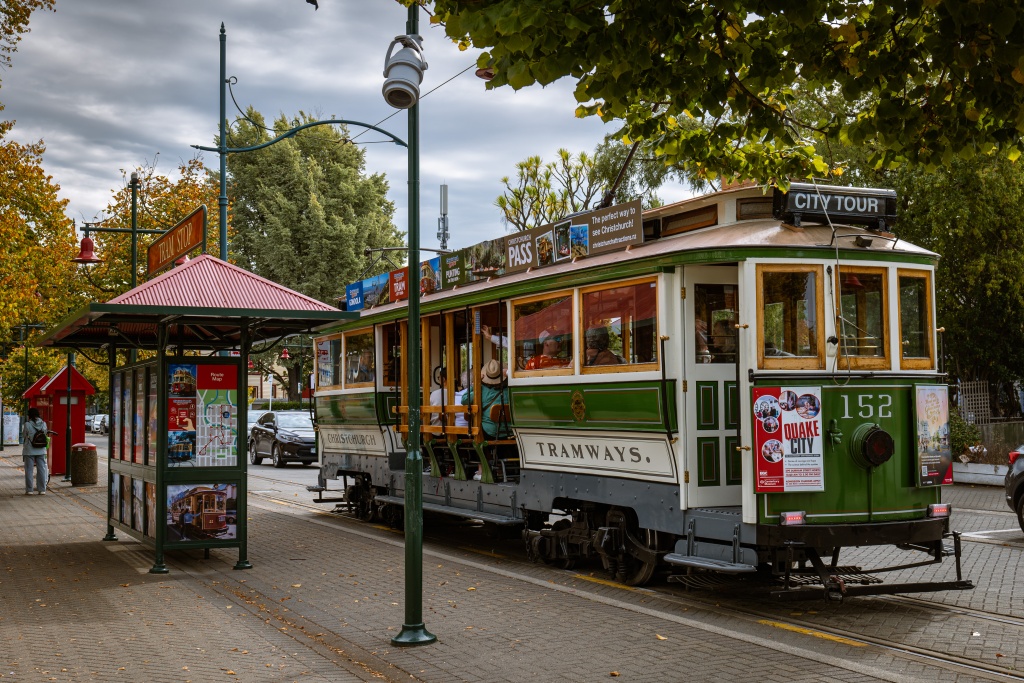 Faire le tour de Christchurch en tram historique
