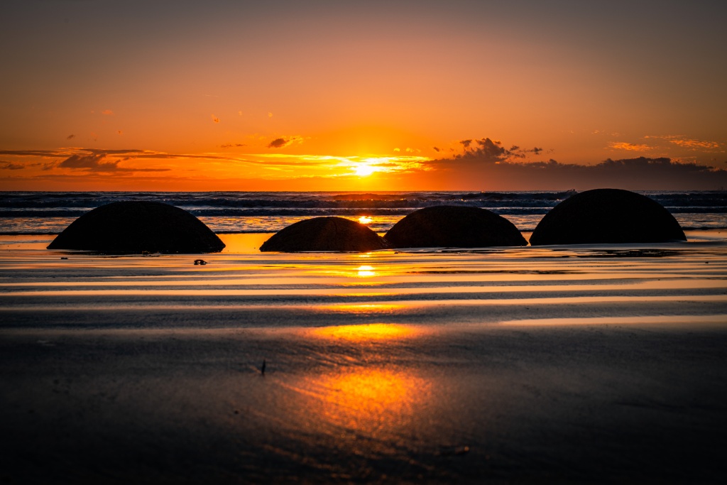 Quand voir les Moeraki Boulders en Nouvelle-Zélande