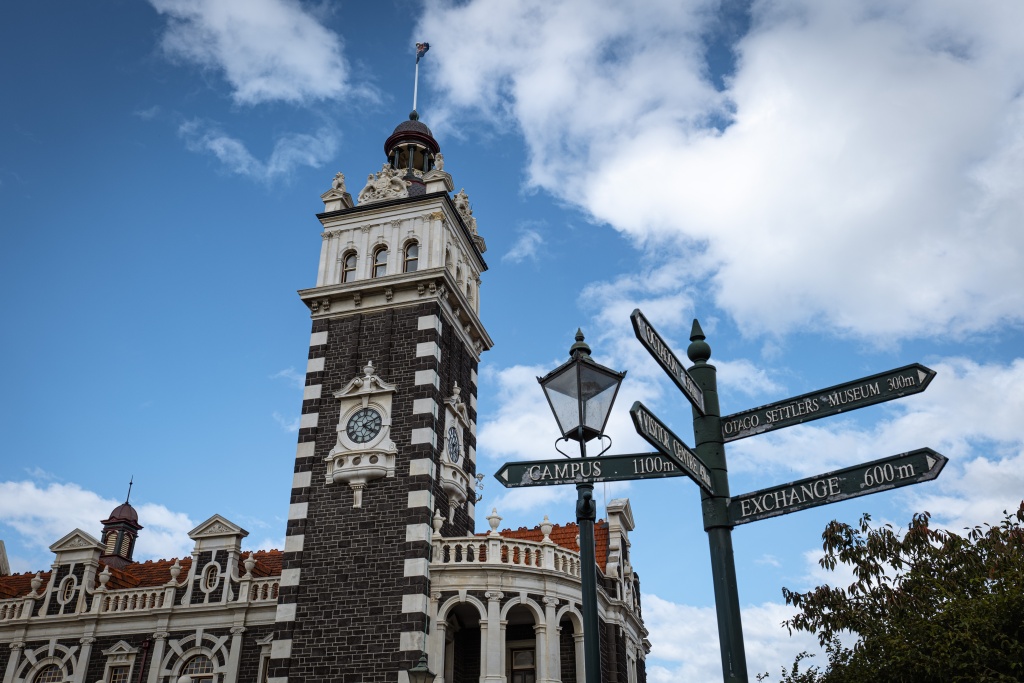 Que faire à Dunedin : visiter la gare