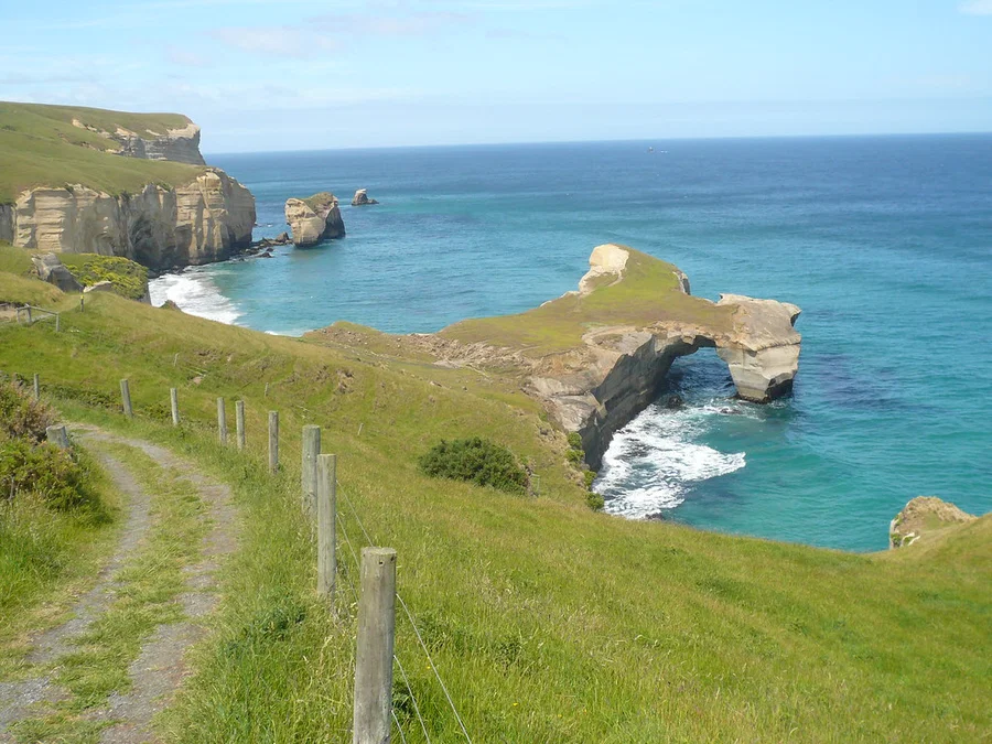 Que faire à Dunedin : découvrir tunnel beach