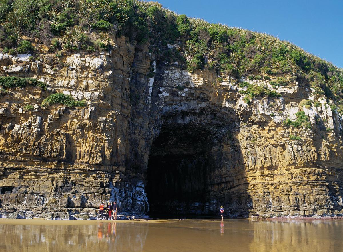 Visiter les Cathedral Caves dans les Catlins