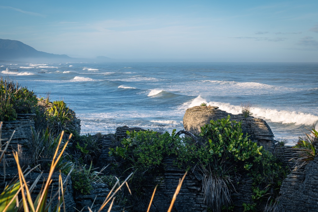 Voir les Punakaiki Pancake Rocks en Nouvelle-Zélande