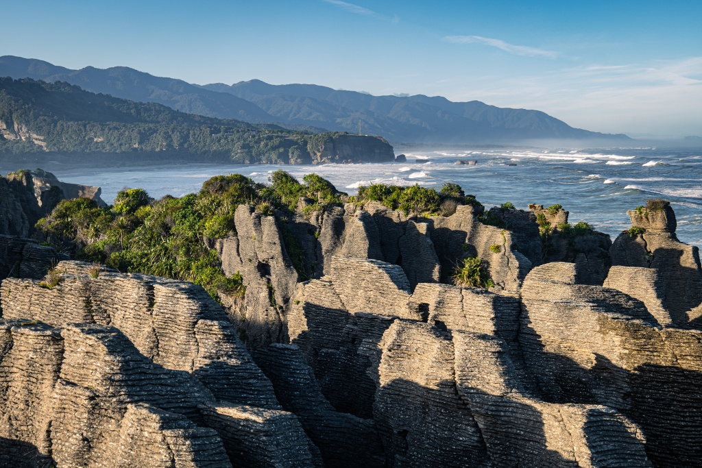 Que faire sur la côte ouest en Nouvelle-Zélande : voir les Punakaiki Pancake Rocks