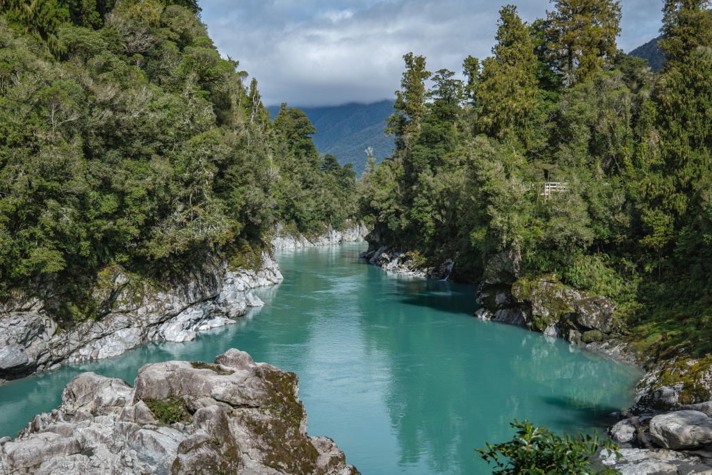 Que faire sur la côte ouest en Nouvelle-Zélande : : voir les gorges d'Hokitika