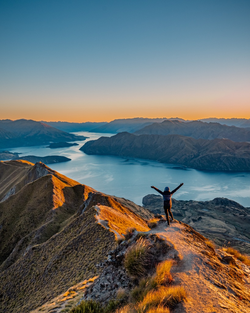 Que faire au lac Wanaka en Nouvelle-Zélande : faire la randonnée Roys Peak au lever du soleil