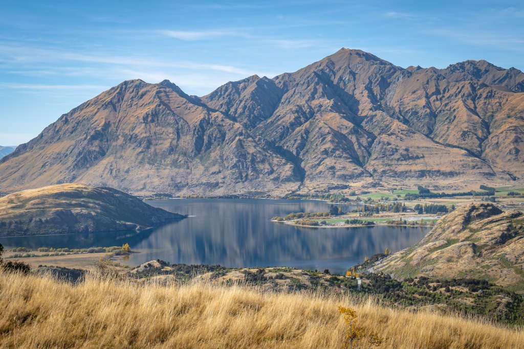 Activités à Wanaka en Nouvelle-Zélande : faire la randonnée Diamond Lake and Rocky Mountain Track