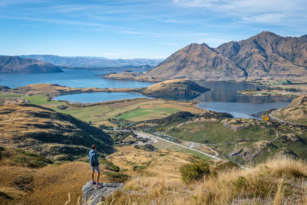 Que faire à Wanaka en Nouvelle-Zélande : faire la randonnée Diamond Lake and Rocky Mountain Track