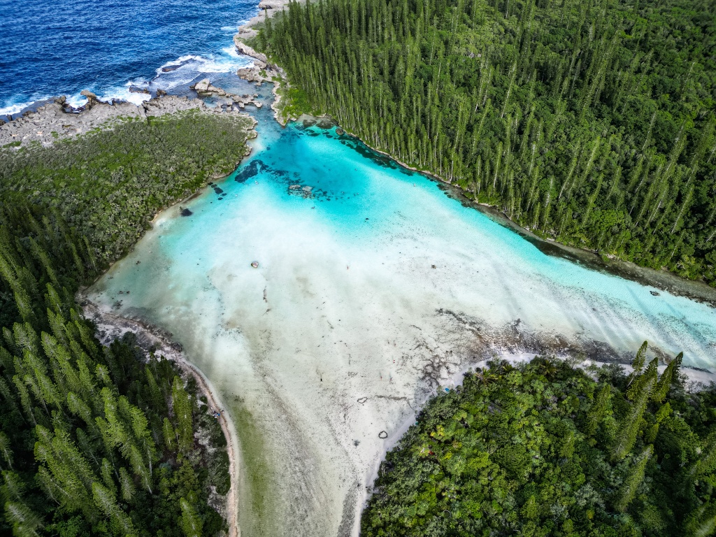 Que faire à l'île des pins : visiter la piscine naturelle de l'île des pins
