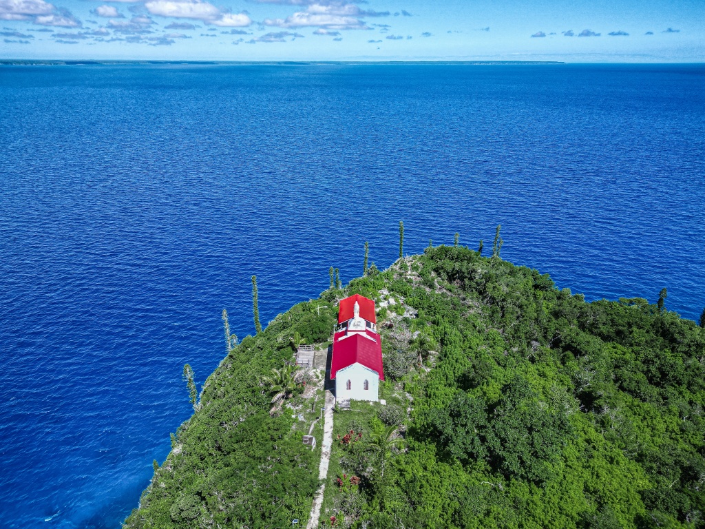 Que faire à Lifou : monter à la chapelle Notre-Dame-de-Lourdes