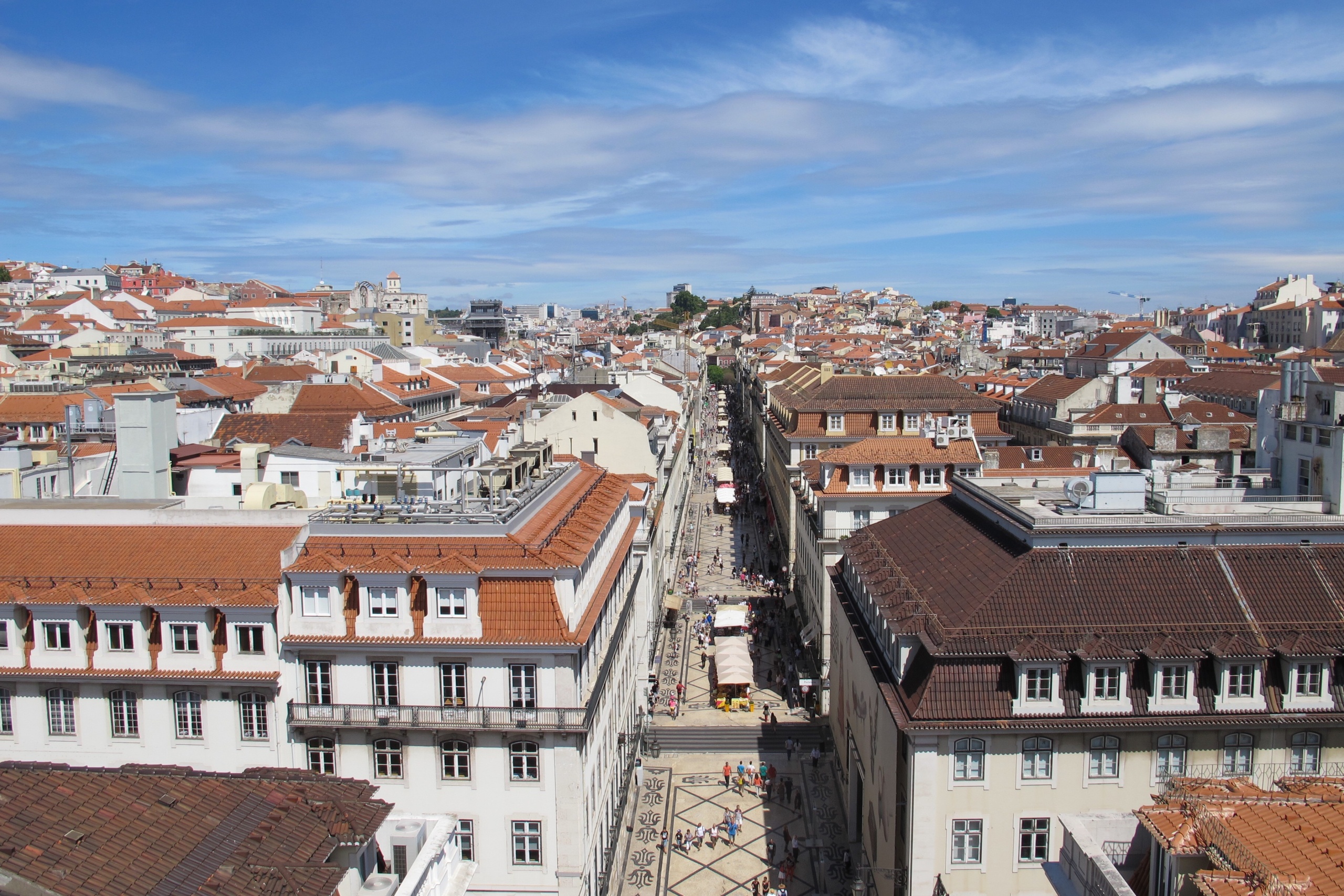 Miradouros à Lisbonne de Baixa et de l'Ouest de Lisbonne